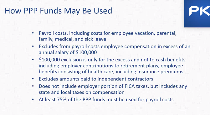 PKF: How PPP Funds Can be Used