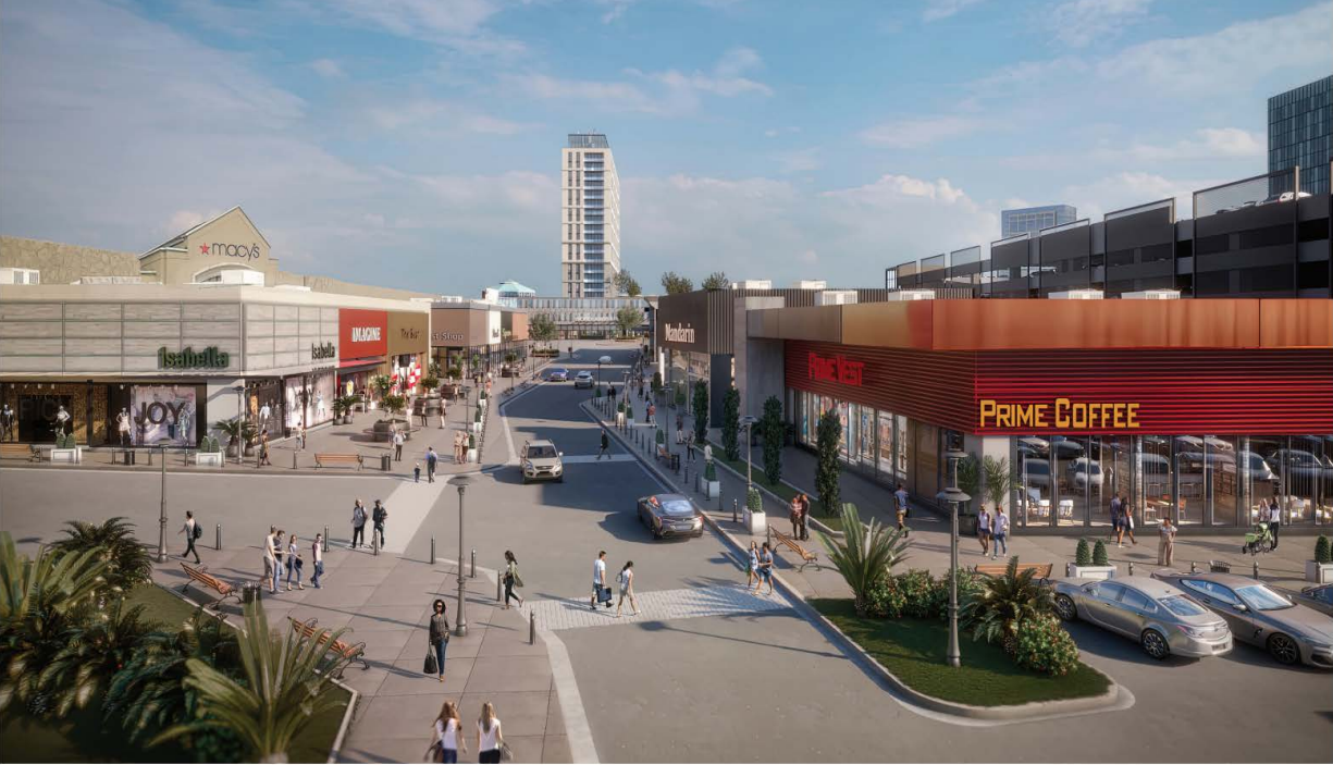 Concept rendering of The Woodlands Mall expansion