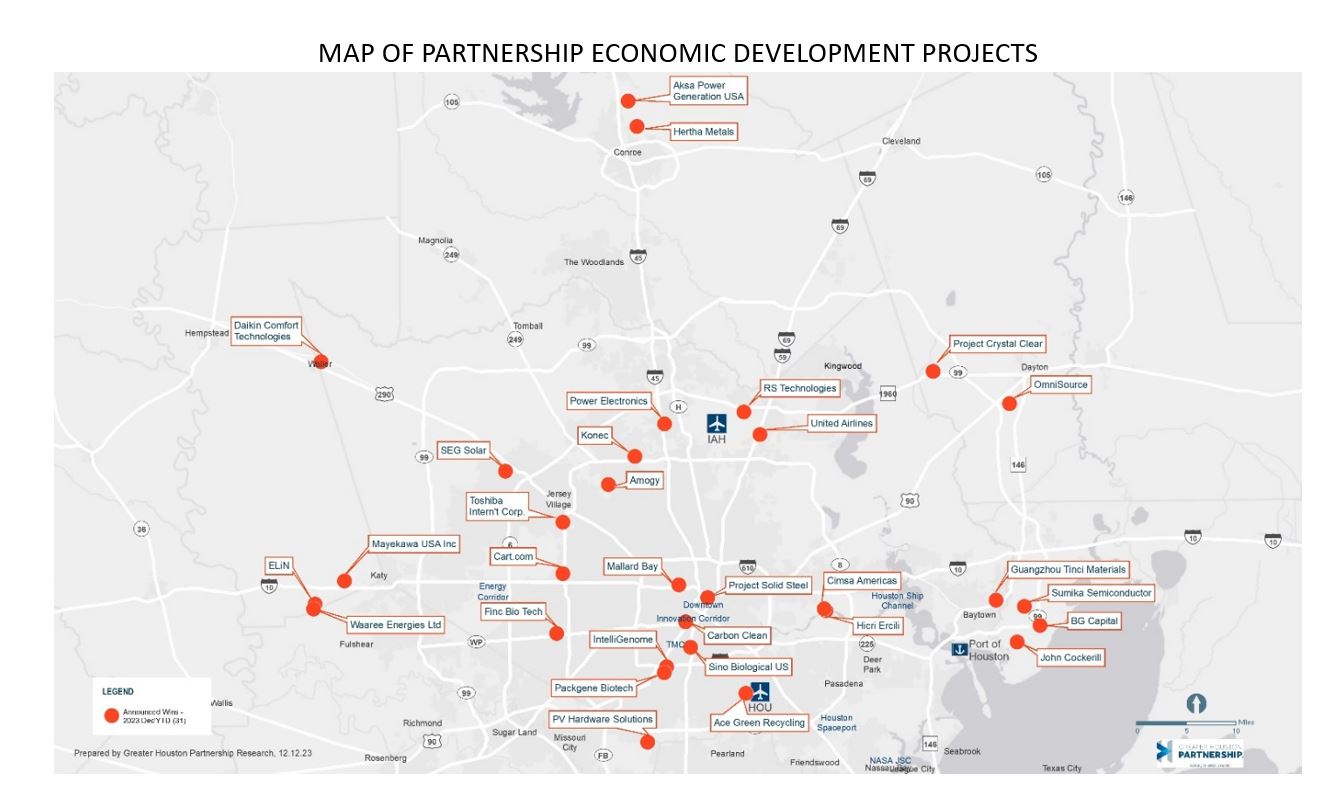 Map of Partnership ED Projects