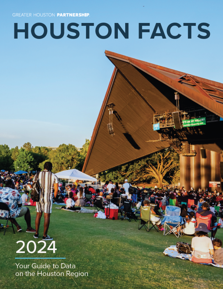 Cover of Houston Facts 2024 publication